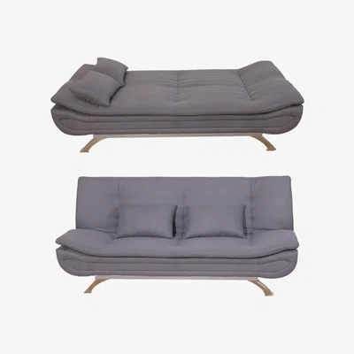 The Range Alivio 3 Seater Recliner Sofa Bed - Grey