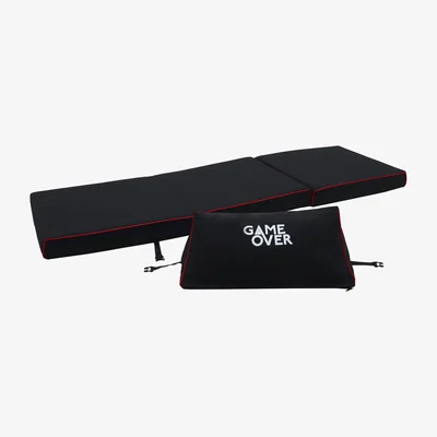 The Range Trifold Gaming Z beds with Headrest - Electric CrimsonLightning