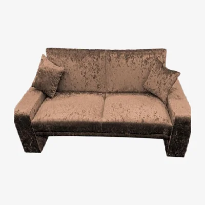 The Range Truffle Crushed Velvet Fabric Sofa Bed 3 Seater Sofabed