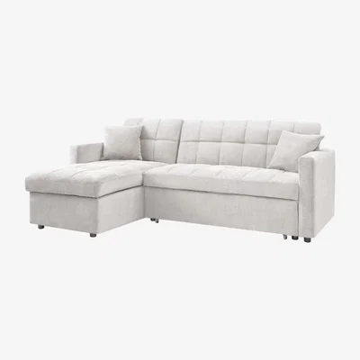 The Range Harry Pull Out Sofa Bed with Chaise - Slate Grey