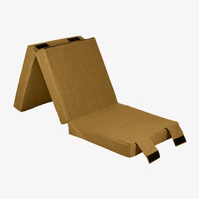 The Range Single Portable Folding Sofa Bed With Carry Handle - Mustard