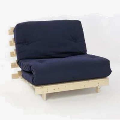 The Range Navy 2ft6 Premium Luxury Futon Sofa Bed