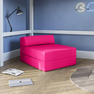 The Range Portable Z Fold Futon - Pink
