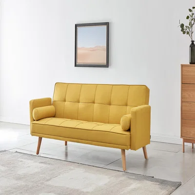 The Range Sonia 3 seater Sofa Bed Fabric - Mustard