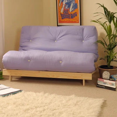 The Range Lilac Double 4ft6 Luxury Futon Sofa Bed