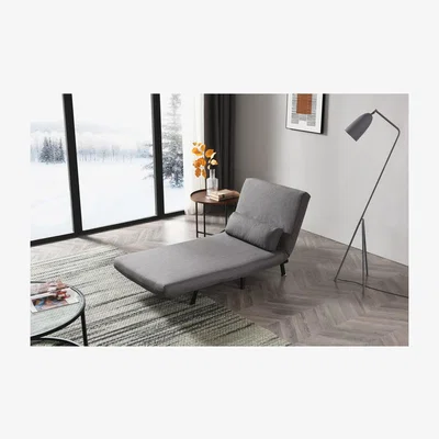 The Range Folding Fabric Sofa Bed - Dark Grey