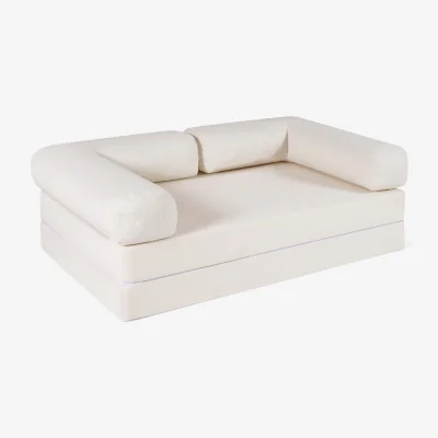 The Range 4-in-1 Convertible Futon Couch Folding Sofa Bed - Beige
