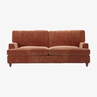 Sofa.com Isla 3 Seat Sofa bed in Pomegranate Bubble Velvet