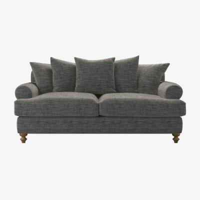 Sofa.com Teddy 2.5 Seat Sofa bed in Liquorice Baylee Multi-Tone Viscose Linen