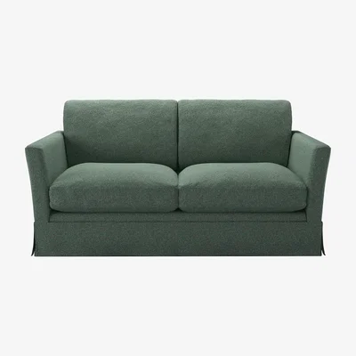Sofa.com Otto 2 Seat Sofabed in Peacock Plush Tweed Boucle - sofa.com