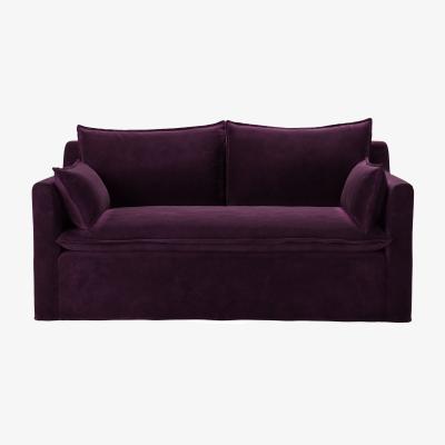 Sofa.com Anders 2 Seat Sofa bed in Damson Smart Velvet