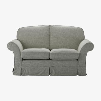 Sofa.com Aspen Cushion Back 2 Seat Sofa Bed in Grey Marl Highland Tweed - sofa.com