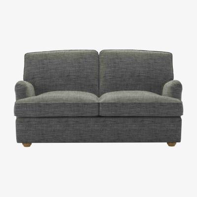 Sofa.com Bluebell 2 Seat Premium Comfort Sofa bed in Liquorice Baylee Multi-Tone Viscose Linen