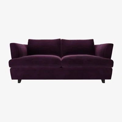 Sofa.com Lars 3 Seat Sofa bed in Damson Smart Velvet