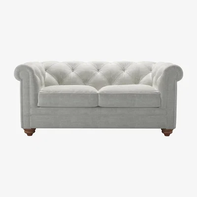 Sofa.com Patrick 2 Seat Sofa bed in Fog Aquaclean Clever Chenille