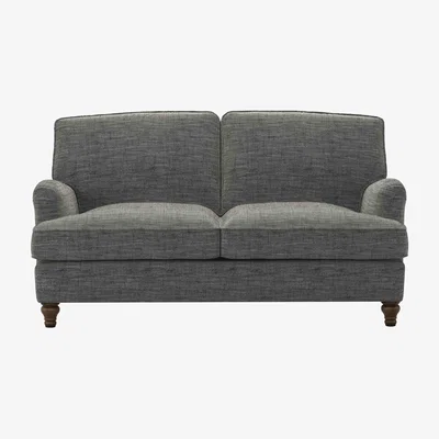 Sofa.com Bluebell 2 Seat Sofa bed in Liquorice Baylee Multi-Tone Viscose Linen