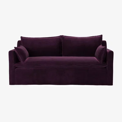 Sofa.com Anders 2.5 Seat Sofa bed in Damson Smart Velvet