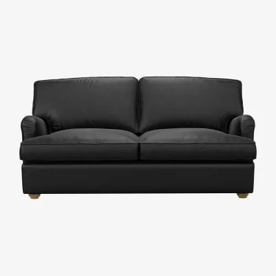Sofa.com Bluebell Premium Comfort 2.5 Seat Sofabed in Smoke Soft Leather - sofa.com