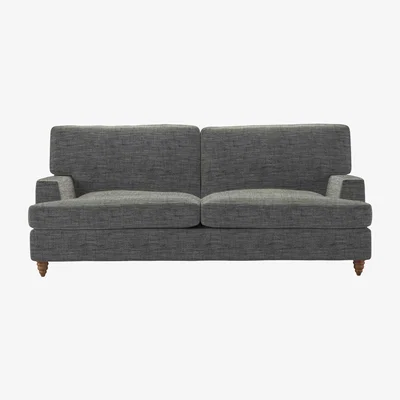Sofa.com Isla 3 Seat Sofa bed in Liquorice Baylee Multi-Tone Viscose Linen