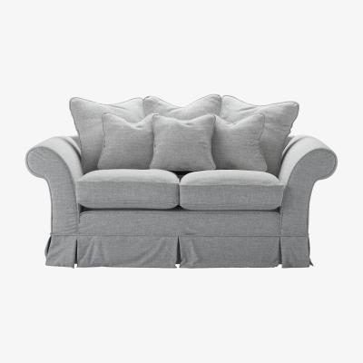 Sofa.com Aspen Scatter Back 2 Seat Sofa Bed in Frost Highland Tweed - sofa.com