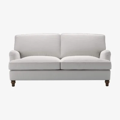 Sofa.com Perfectly Pristine Bluebell 2.5 Seat Sofabed in Alabaster Brushed Linen Cotton - sofa.com