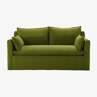 Sofa.com Anders 2 Seat Sofa Bed in Vine Leaf Organic Smart Cotton