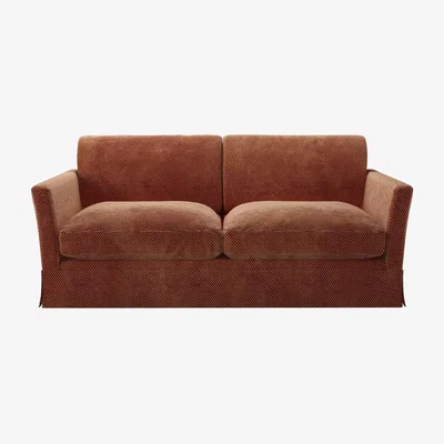 Sofa.com Otto 2.5 Seat Sofa bed in Pomegranate Bubble Velvet