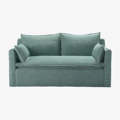 Sofa.com Anders 2 Seat Sofa bed in Sea Spray Aquaclean Clever Chenille