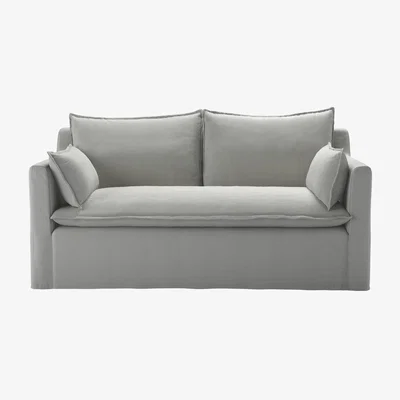 Sofa.com Anders 2 Seat Sofa Bed in Wishing Well Organic Smart Cotton