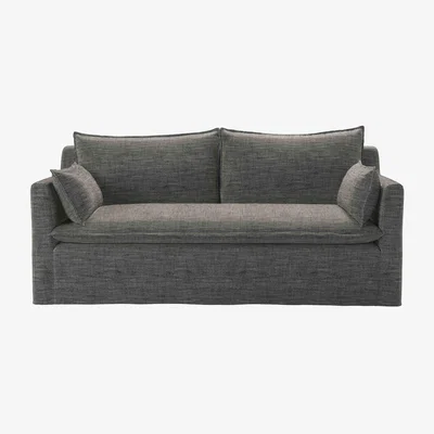Sofa.com Anders 2.5 Seat Sofa bed in Liquorice Baylee Multi-Tone Viscose Linen