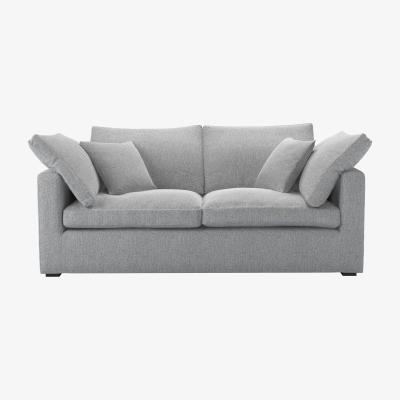 Sofa.com Long Island Slim 2.5 Seat Sofa bed in Arctic Wolf Quartz