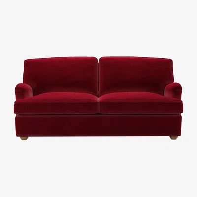 Sofa.com Bluebell 3 Seat Premium Comfort Sofa bed in Malbec Cotton Matt Velvet