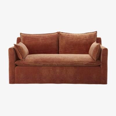 Sofa.com Anders 2 Seat Sofa bed in Pomegranate Bubble Velvet