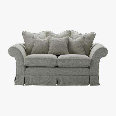 Sofa.com Aspen Scatter Back 2 Seat Sofa Bed in Grey Marl Highland Tweed - sofa.com