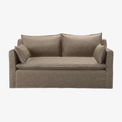 Sofa.com Anders 2 Seat Sofa bed in Greige Florence Textured Weave