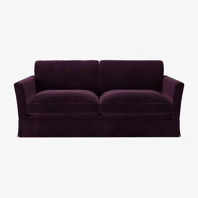 Sofa.com Otto 2.5 Seat Sofa bed in Damson Smart Velvet
