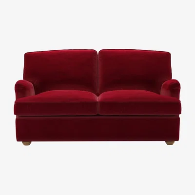 Sofa.com Bluebell 2 Seat Premium Comfort Sofa bed in Malbec Cotton Matt Velvet