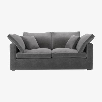 Sofa.com Long Island Slim 2.5 Seat Sofa bed in Earl Grey Smart Velvet