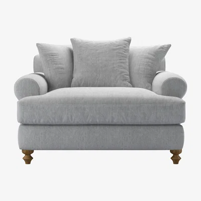 Sofa.com Teddy Loveseat Sofabed in Goodwin Grey Sandgate - sofa.com