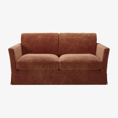 Sofa.com Otto 2 Seat Sofa bed in Pomegranate Bubble Velvet