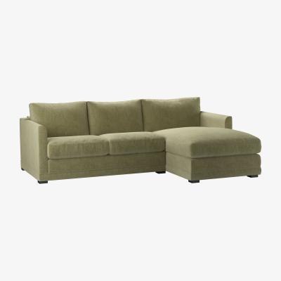 Sofa.com Aissa Small RHF 2 Seat Chaise Sofa Bed in Urban Nature Brushstroke