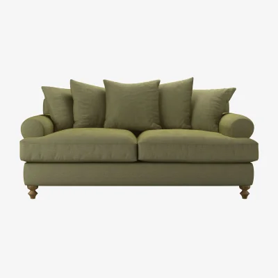 Sofa.com Teddy 2.5 Seat Sofabed in Lichen Heathland Weave - sofa.com