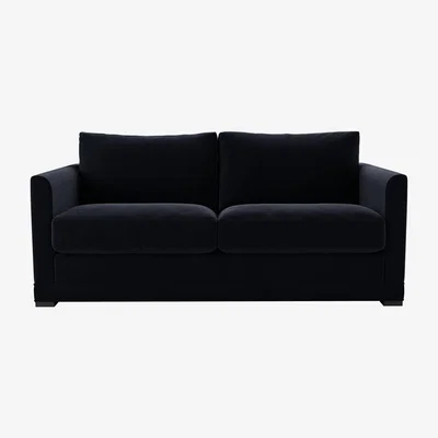 Sofa.com Aissa 2.5 Seat Sofabed in Pitch Smart Cotton - sofa.com