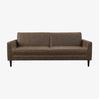 Sofa.com Jude 3 Seat Sofa bed in Chocolate Faux Leather