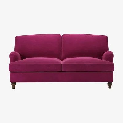 Sofa.com Bluebell 2.5 Seat Sofa Bed in Persian Rose Smart Velvet