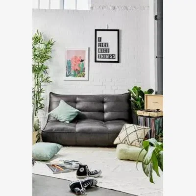 Urban Outfitters Greta Two-Seater Sofa Bed - Grey ALL at Urban Outfitters