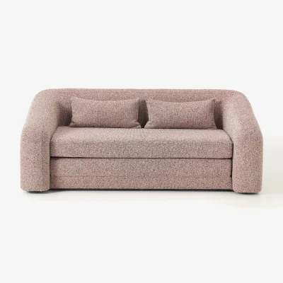 Westwing Bouclé Sofa Bed Eliot (2-seater)