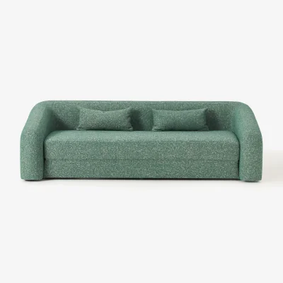 Westwing Bouclé Sofa Bed Eliot (3-seater)