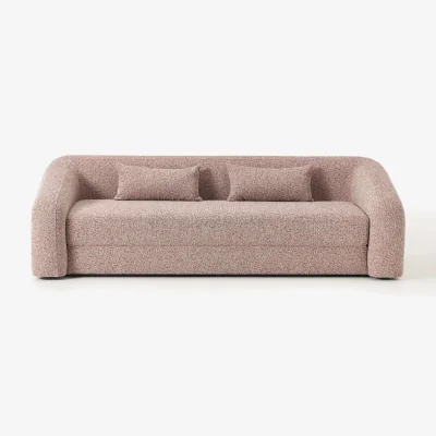 Westwing Bouclé Sofa Bed Eliot (3-seater)