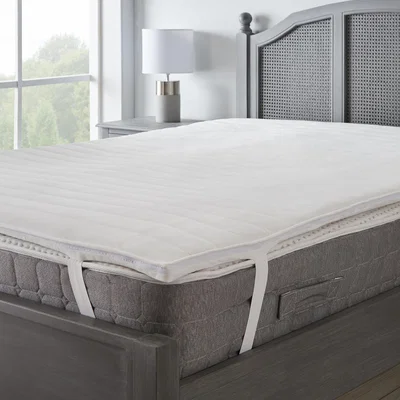 Dunelm Cooler Than Memory Foam Mattress Topper White